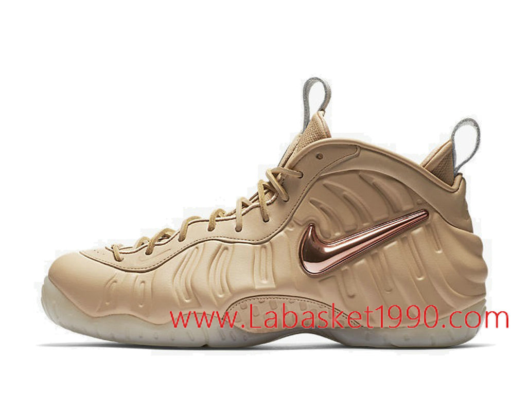 nike foamposite homme beige