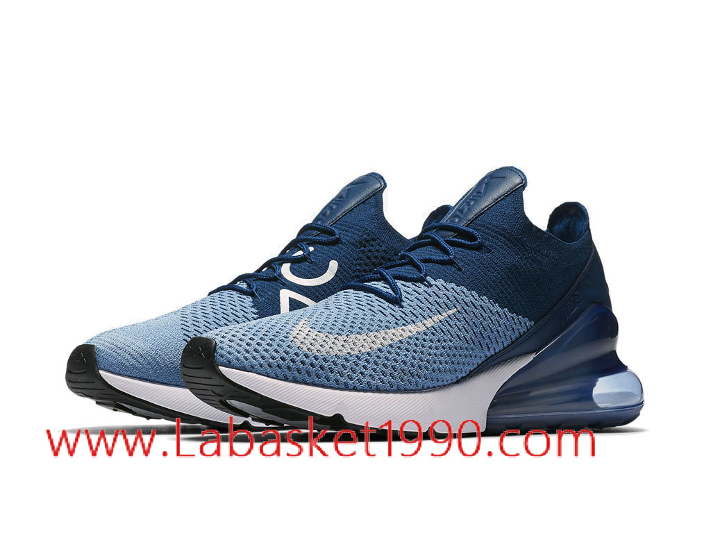 Nike Air Max 270 Flyknit Chaussures de Running Nike Pas Cher Pour ... ... Nike Air Max 270 Flyknit Chaussures de Running Nike Pas Cher Pour Homme Bleu Noir AO1023 ...