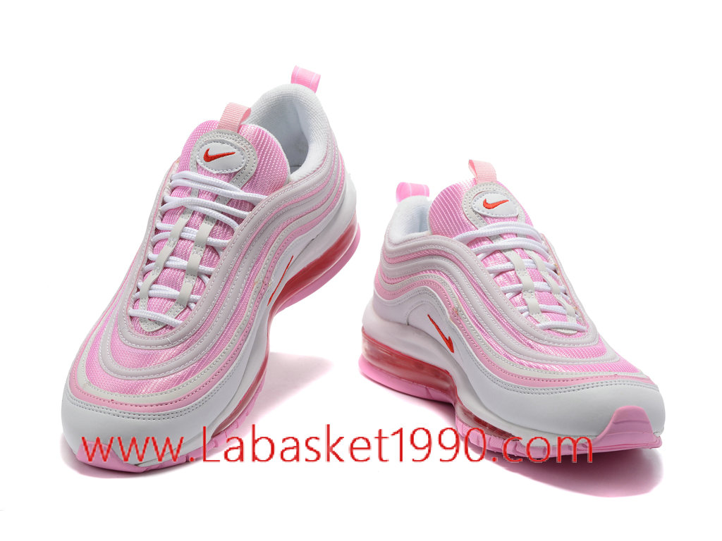 air max 97 rose et blanche