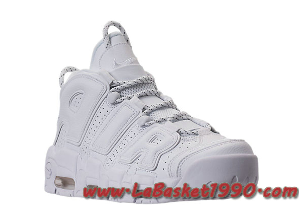 nike uptempo 96 homme blanche