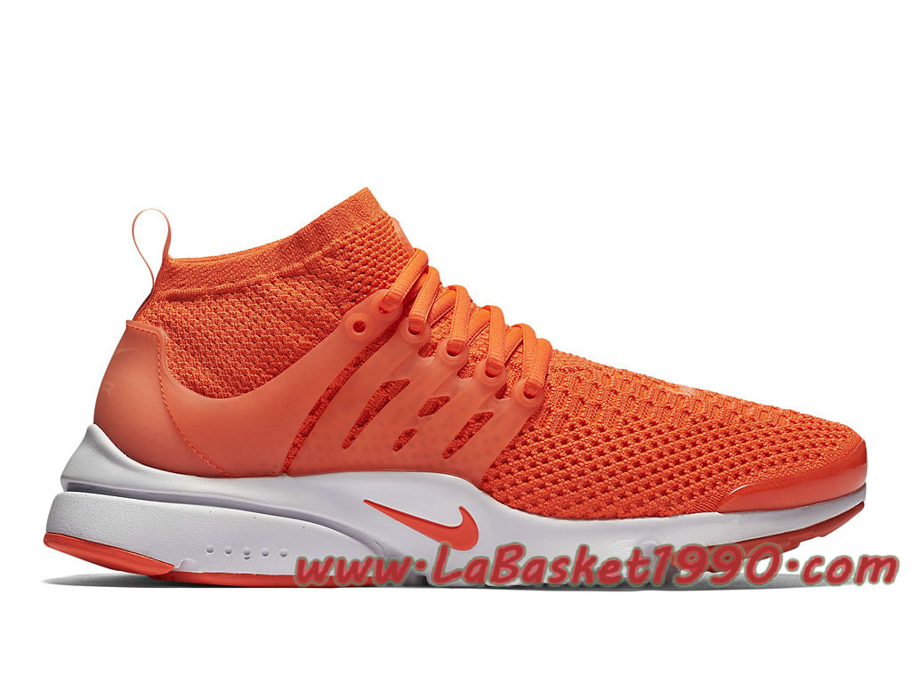 basket homme orange