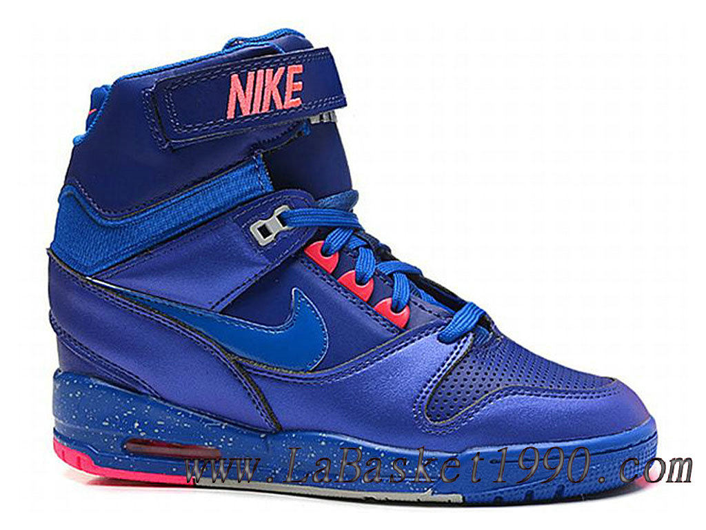 basket nike femme bleu et rose