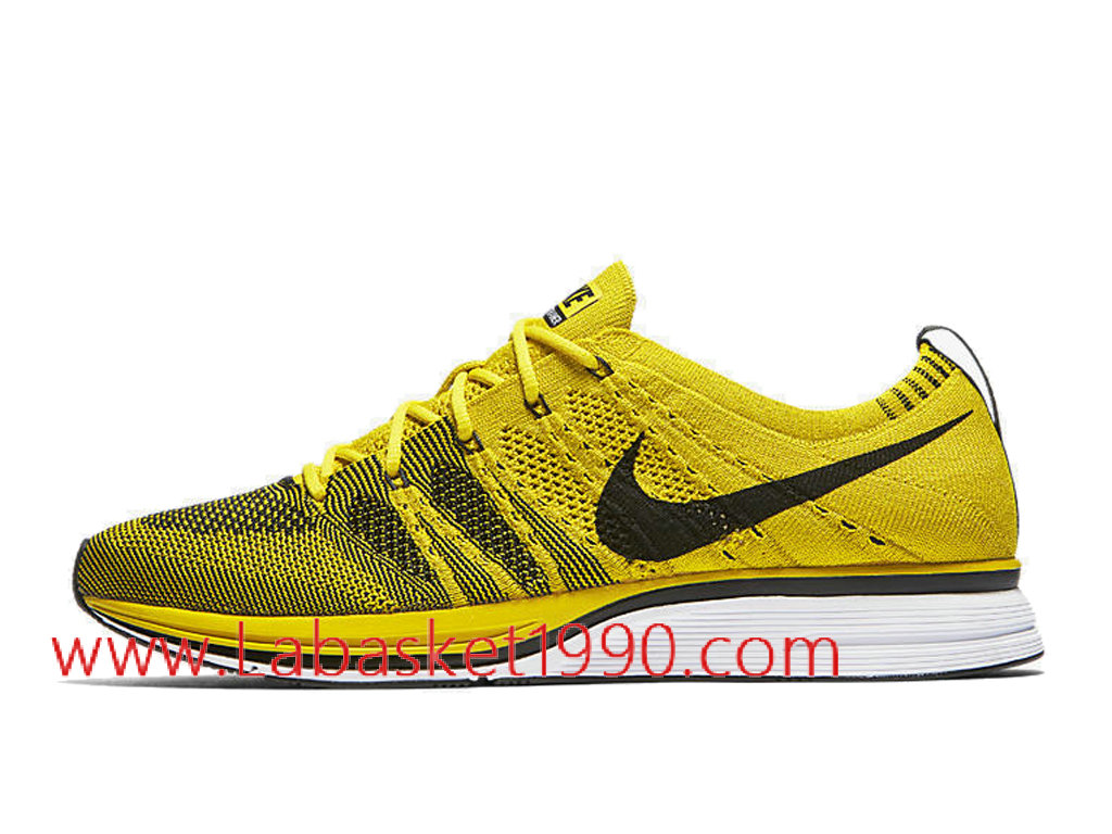 nike flyknit trainer homme jaune