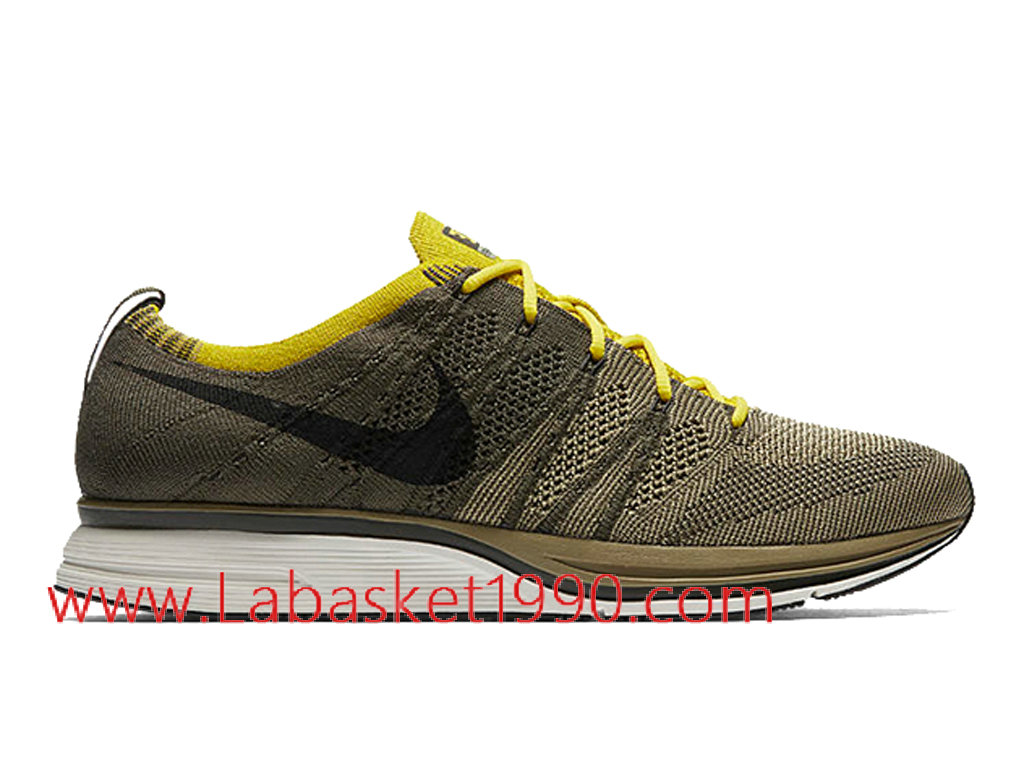 nike free run flyknit homme brun