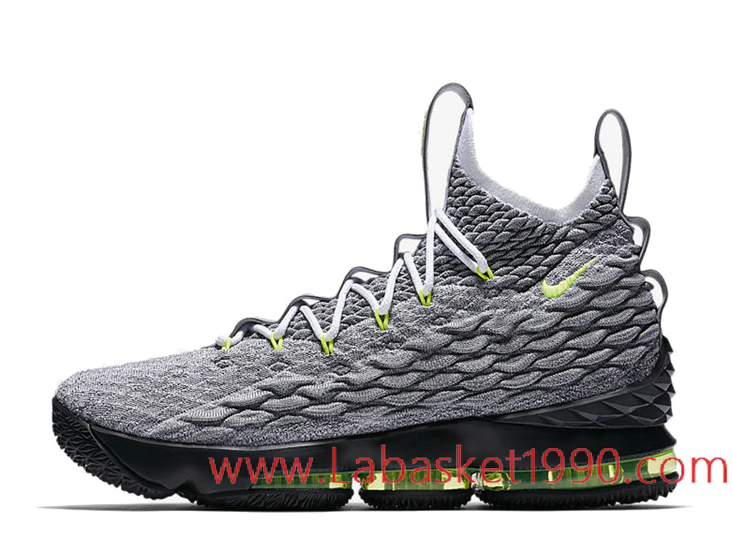 Nike Lebron 15 KSA AR4831001 Men´s Officiel Prix Pas Cher Shoes Gery